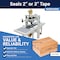 Sealer Sales Semi-Automatic Uniform Carton Sealer w/ Top and Bottom Drive Belts, 3" Tape Head CS-6050-3Tape - alternate 3